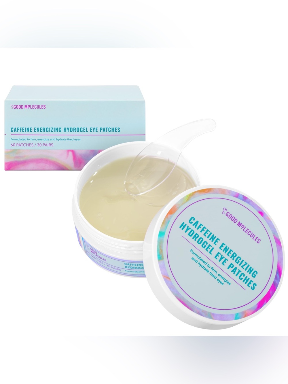 Caffeine Energizing Hydrogel Eye Patches - good molecules